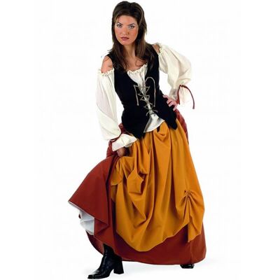 Costume da contadina medievale per donna