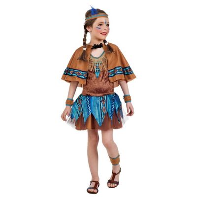 Girl's Indian tutu costume with capeline