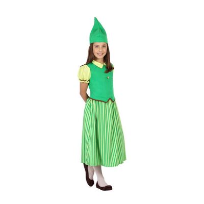 Disfraz de Duende verde Irlandesa para niña
