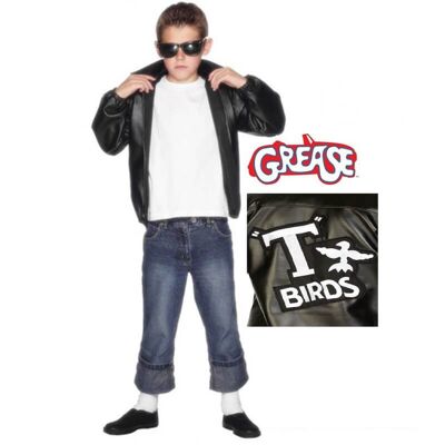 Chaqueta T-Birds de Grease con logo para niño