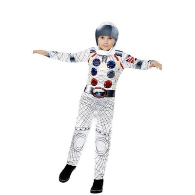 Disfraz de Astronauta de lujo blanco para niño