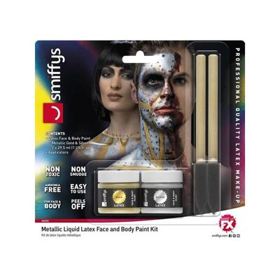 Kit in lattice liquido oro e argento con applicatore da 29,5 ml. - Nessuna taglia