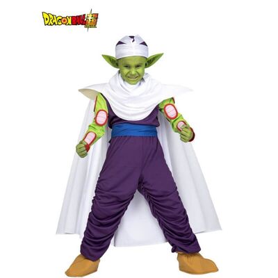 Dragon Ball Piccolo-Kostüm mit Ohren und Schminke für Jungen