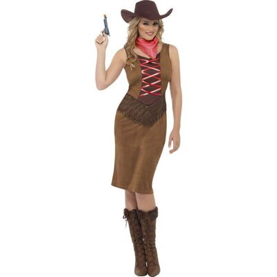 Costume de cow-girl avec corsage pour femme