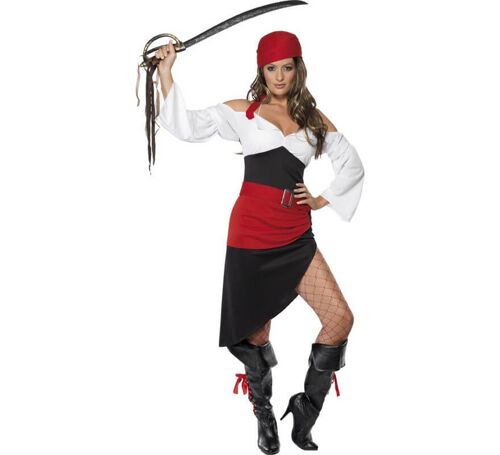 Disfraz de Mujer Pirata Atrevida - S