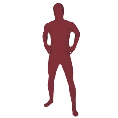 Costume Morphsuit per adulto marrone rossiccio