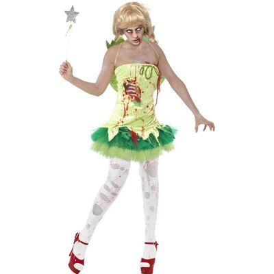 Green Zombie Fairy Costume for Women