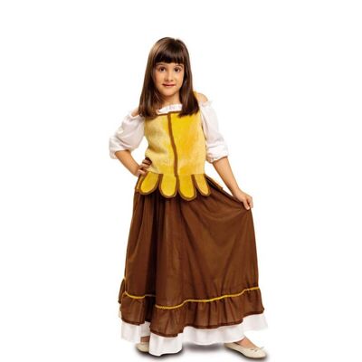 Costume d'aubergiste médiéval pour filles - 3-4A