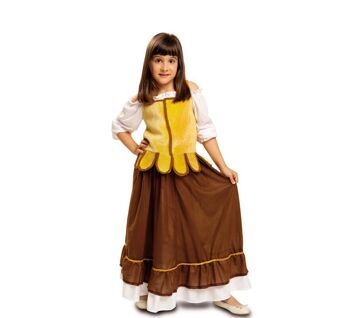 Costume d'aubergiste médiéval pour filles - 3-4A