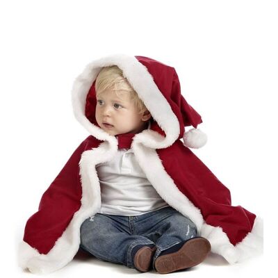 Mantello di Babbo Natale per bambini