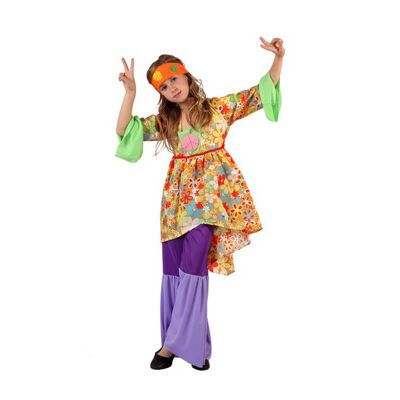 Hippie-Kostüm für Mädchen - 5-6A