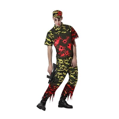Military Zombie Kostüm für Herren - M-L