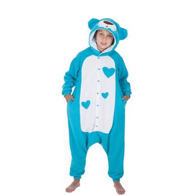 Blaues Teddybär-Kostüm für Kinder