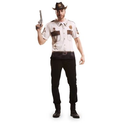 T-shirt da uomo in costume da sceriffo americano