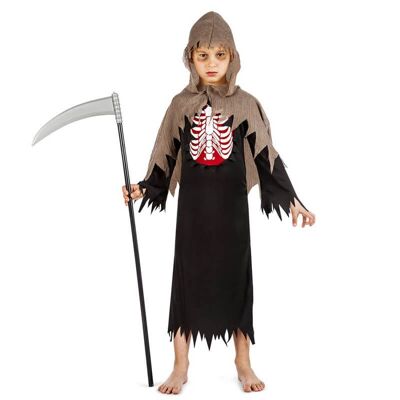 Costume da fantasma scheletro per ragazzi - 10-12A
