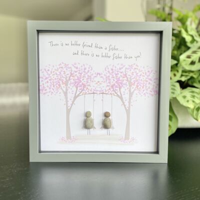 PEBBLE ARTWORK GIFT  | There is no better friend than a sister… and there is no better sister than you!