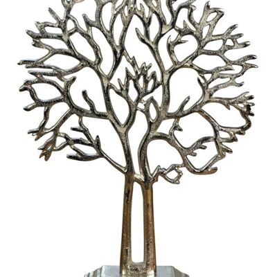 Árbol de joyería plata 38 cm