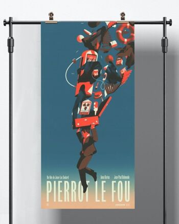 Affiche de film en édition limitée - Pierrot Le Fou (R) - Sérigraphie - Plakat 7