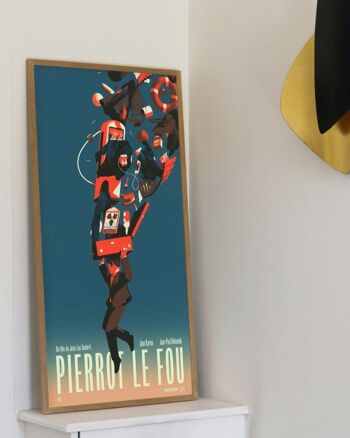 Affiche de film en édition limitée - Pierrot Le Fou (R) - Sérigraphie - Plakat 1