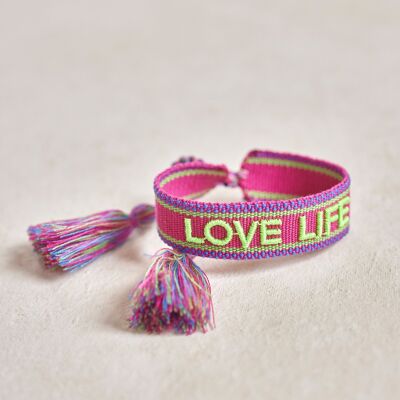 Love life statement bracelet