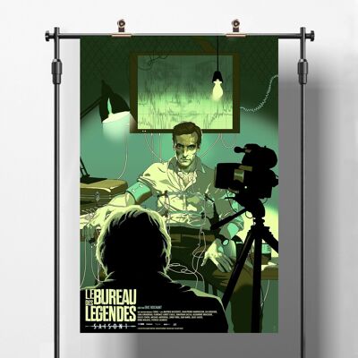 Póster de la película de edición limitada - The Office of Legends - S1 - Serigrafía - Plakat