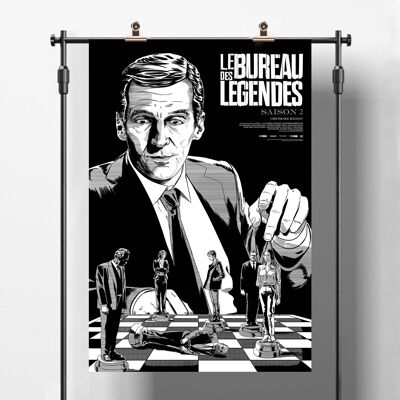 Limited Edition Movie Poster - The Office of Legends - S2 - Plakat Screenprint