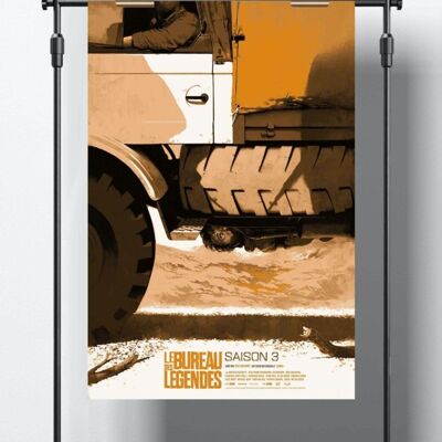 Limited Edition Movie Poster - The Office of Legends - S3 - Screenprint - Plakat