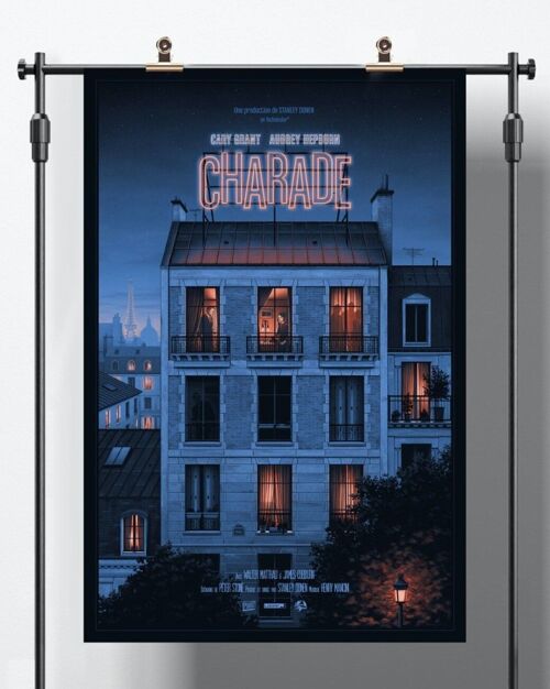 Affiche de film en édition limitée - Charade (V) - Sérigraphie - Plakat