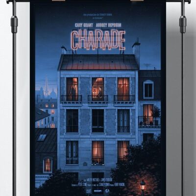 Filmplakat in limitierter Auflage - Charade (V) - Siebdruck - Plakat