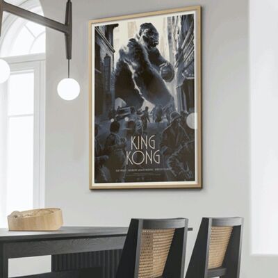 Poster del film in edizione limitata - King Kong - Serigrafia - Plakat