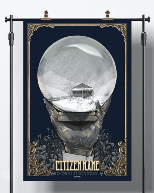 Affiche de film en édition limitée - Citizen Kane - Sérigraphie - Plakat