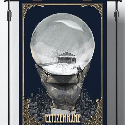 Affiche de film en édition limitée - Citizen Kane - Sérigraphie - Plakat