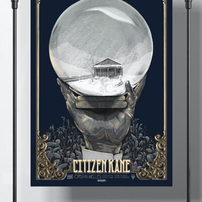 Affiche de film en édition limitée - Citizen Kane - Sérigraphie - Plakat