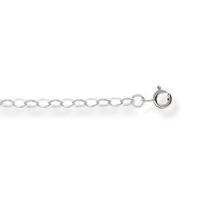 5cm chain extension + rhodium silver clasp