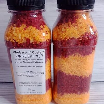 Rhubarb 'n' Custard Foaming Bath Salts