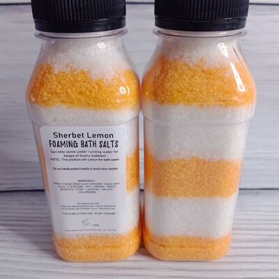 Sherbet Lemon Foaming Bath Salts