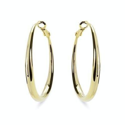 Sira 18K Yellow Gold Plated Metal Alloy Earrings