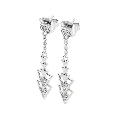 Art Deco Triangle Earrings