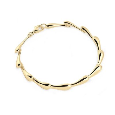 Drop Continual Bracelet in Gold Vermeil