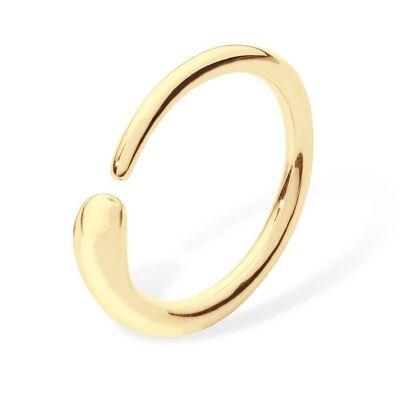 Single Drop Ring in Gold Vermeil