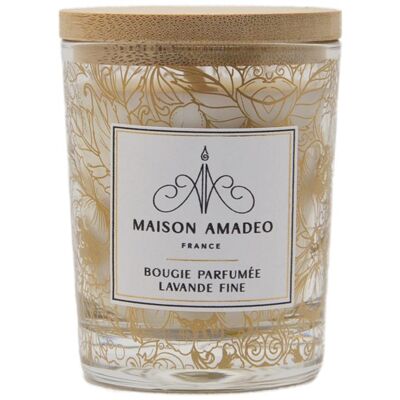 Fine Lavender Scented Candle 180g