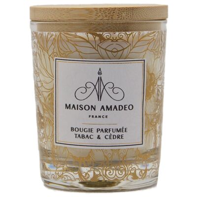 Tobacco & Cedar Scented Candle 75g