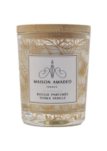 Bougie Parfumée Tonka Vanille 180g 1