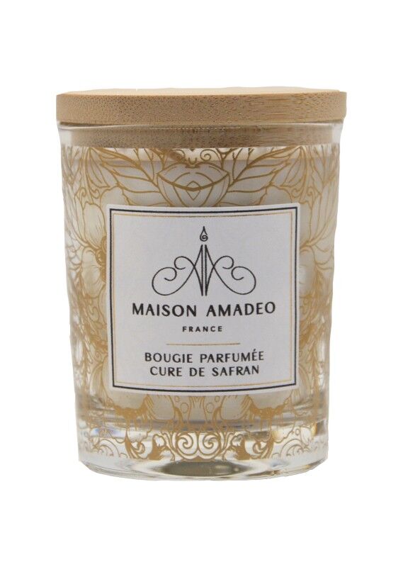 Candela profumata alla cura dello zafferano 180g