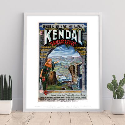 Kendal - Puerta de entrada a los lagos ingleses - Premium Lámina artística