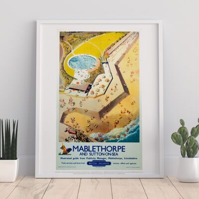 Mablethorpe y Sutton-On-Sea - Impresión de arte premium de 11X14"