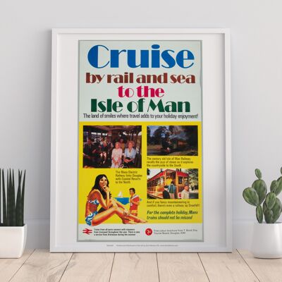 Kreuzfahrt zur Isle of Man – Premium-Kunstdruck im Format 11 x 14 Zoll