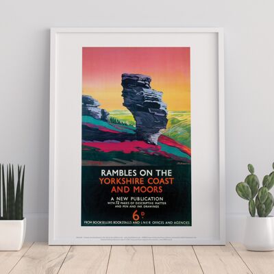 Rambles On The Yorkshire Coast and Moors – 11X14” Kunstdruck