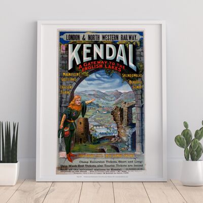 Kendal - Porte des lacs anglais - Impression d'art premium
