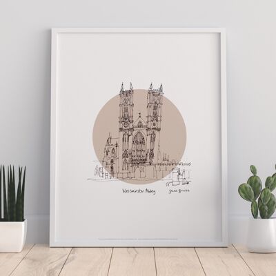 Westminster Abbey – Premium-Kunstdruck im Format 11 x 14 Zoll